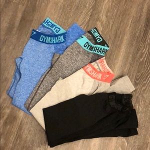 4 small gym shark flex leggings
